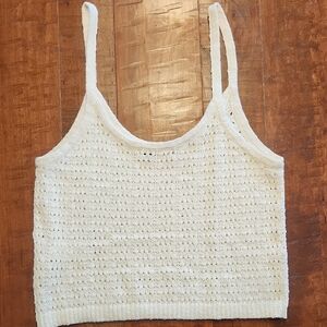 MADEWELL Cream Knit Women's Top
